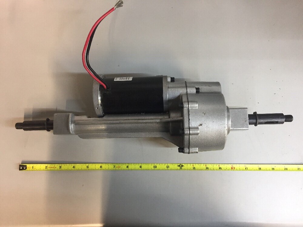 electric dc axle 12v 24v gocart powerwheels robotics transaxle scooter wagon