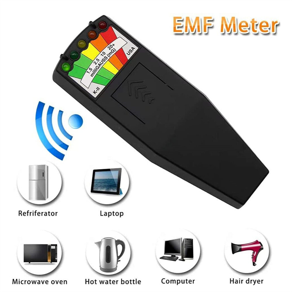 EMF Meter Magnetic Field Ghost Hunting Detector Electromagnetic Radiation Tests