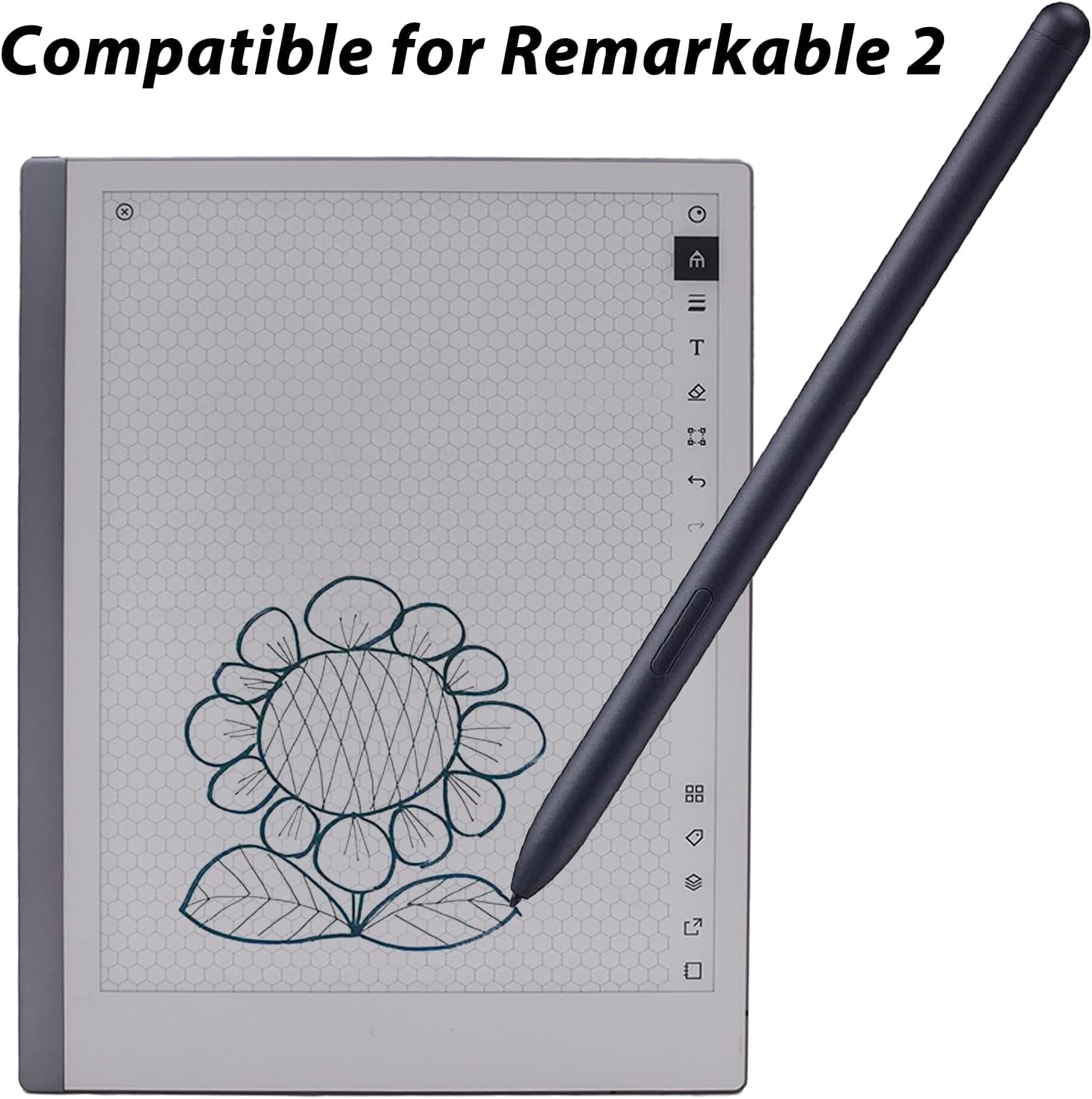 Stylus Pen Compatible with Remarkable 2 Black