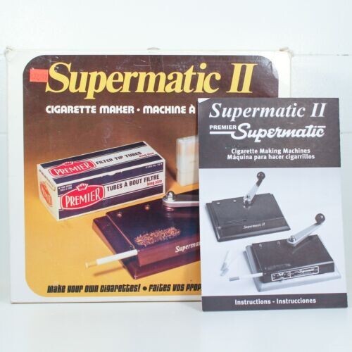 Supermatic II Cigarette Maker Machine A' Cigarettes C.T.C - CANADA INC.