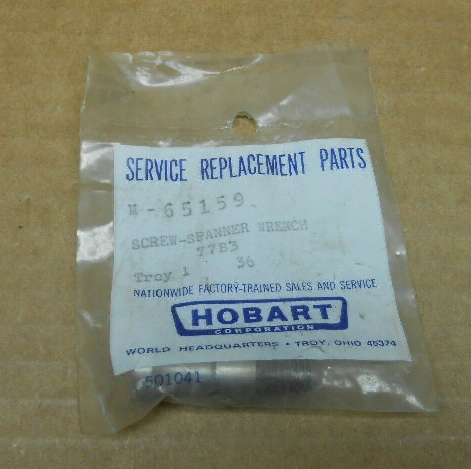 1 NIB HOBART 00-065159 65159 SCREW - SPANNER WRENCH SUPPORT (5 AVAILABLE)