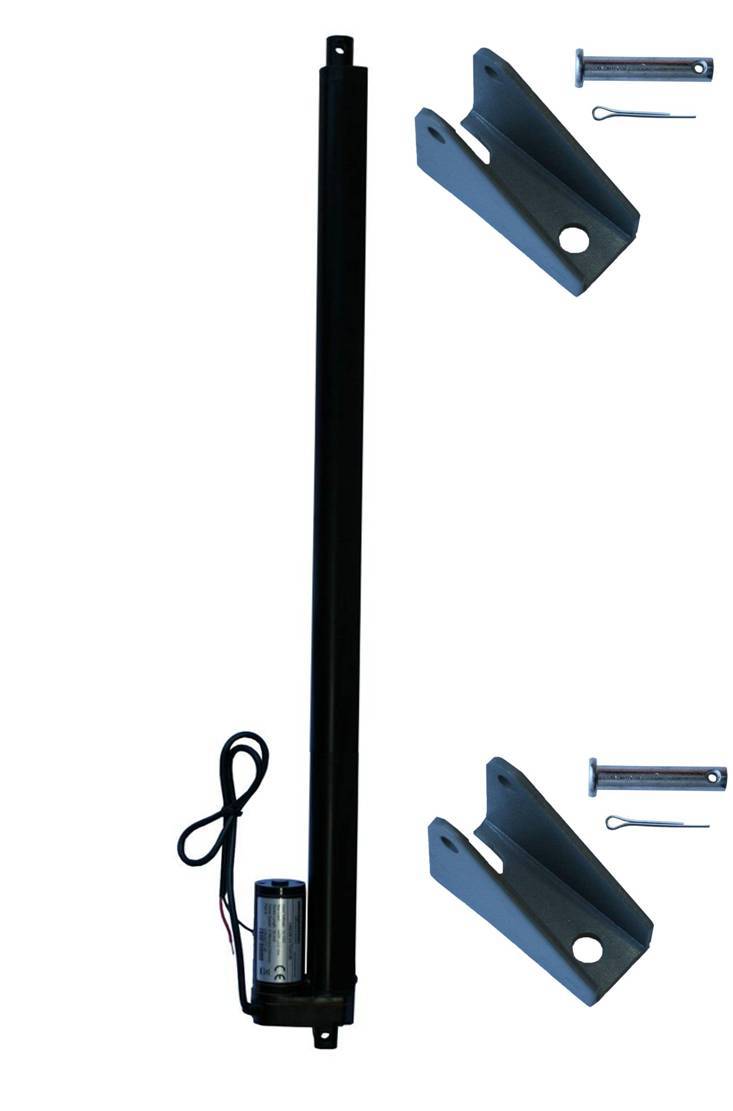 30" 30 Inch Linear Actuator Stroke 225 Lb Lift 12V Volt DC + Mounting Brackets