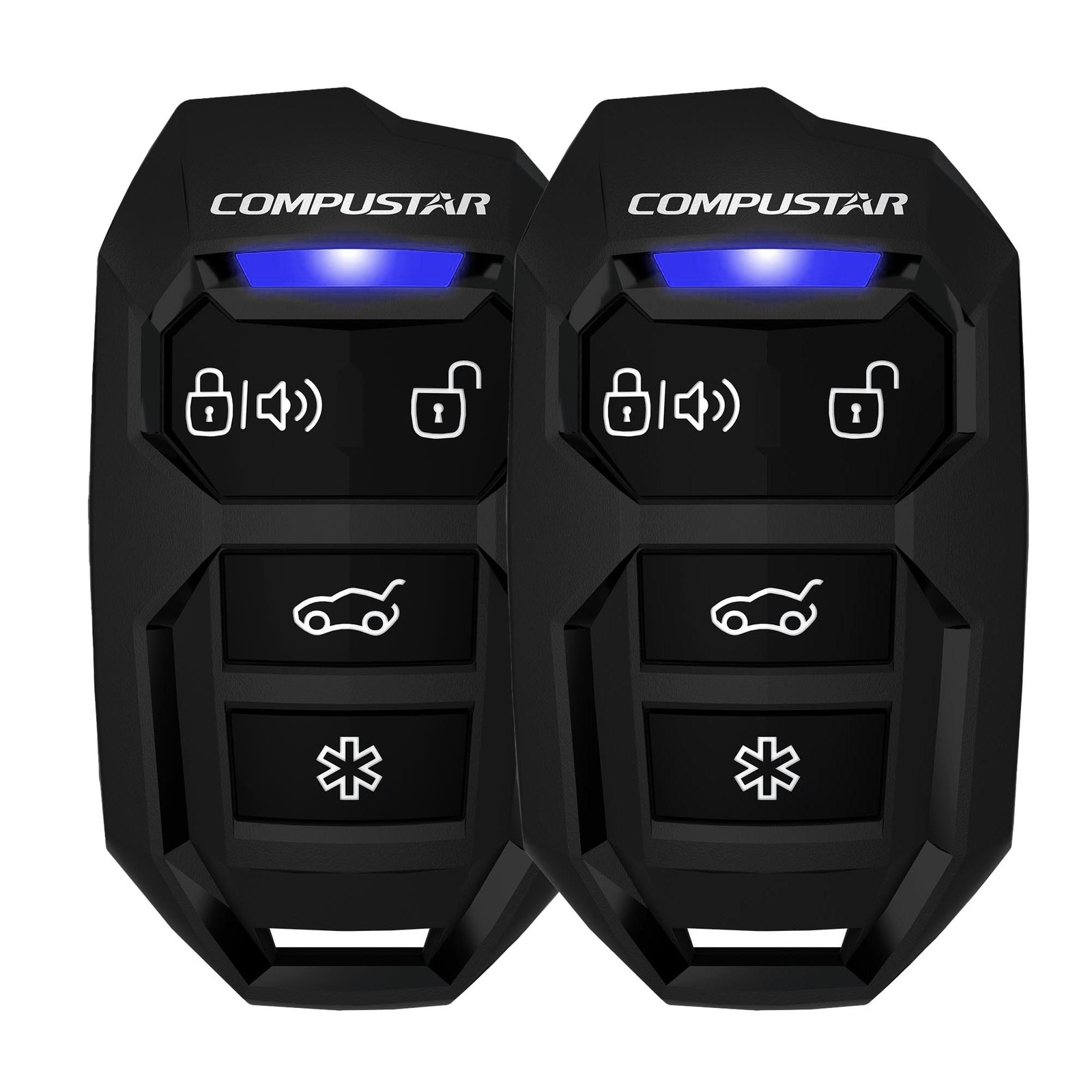 Compustar CS687-K 1-Way 200' Keyless Alarm without Siren and two Code Alarm D...