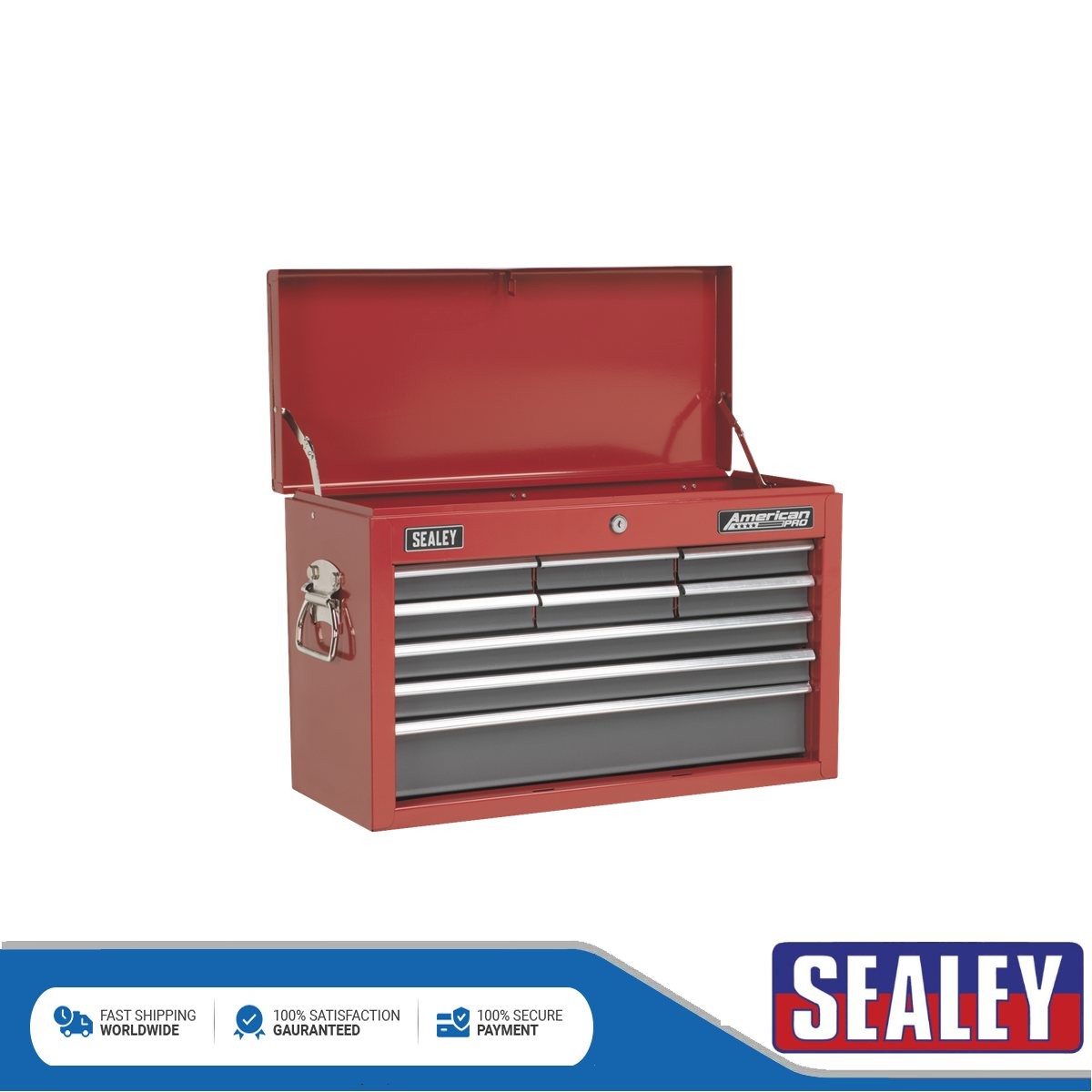 Sealey American PRO� Topchest 9 Drawer Red/Grey AP22509BB