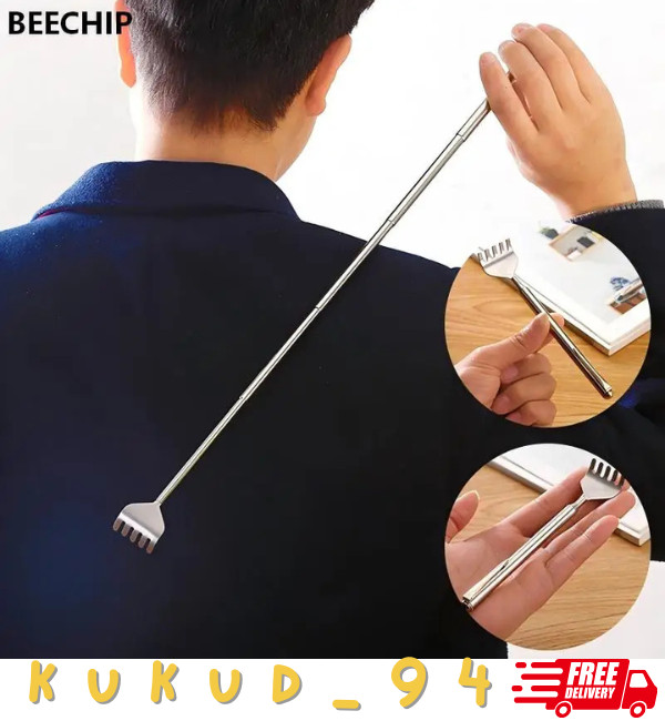 1Pcs Portable Adjustable Extendable Telescopic Back scraper backbone scratch