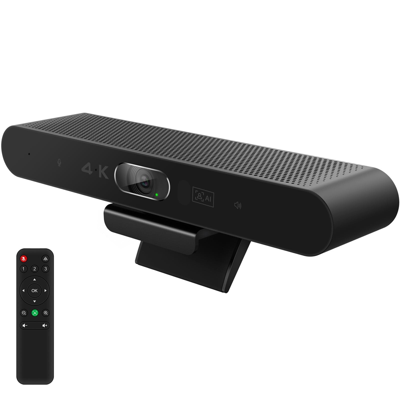 4K Pro Audio and Video Conference Room Camera with Remote Control for Windows...
