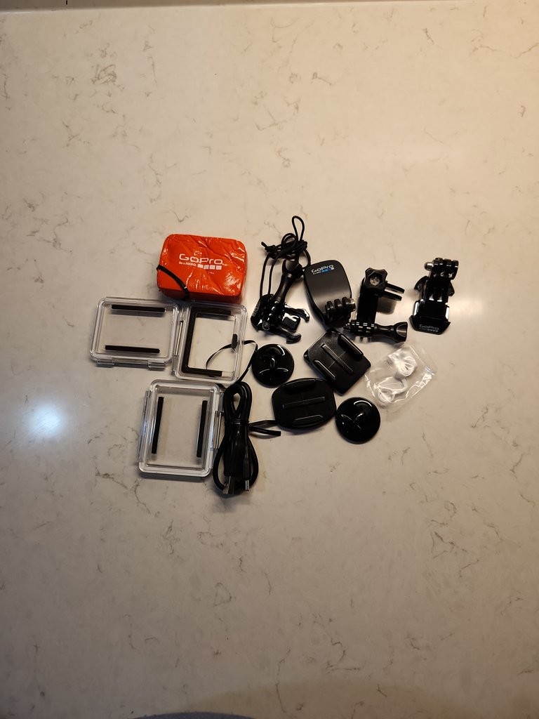 GoPro Accessory Kit with Mounts and Cases