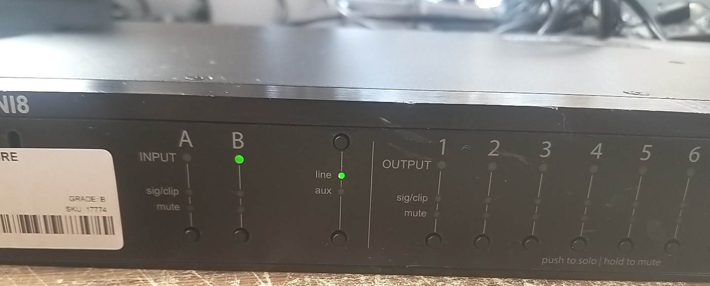 Shure MXWANI8 8-Channels Microflex Wireless Audio Network Interface. *READ⬇️*