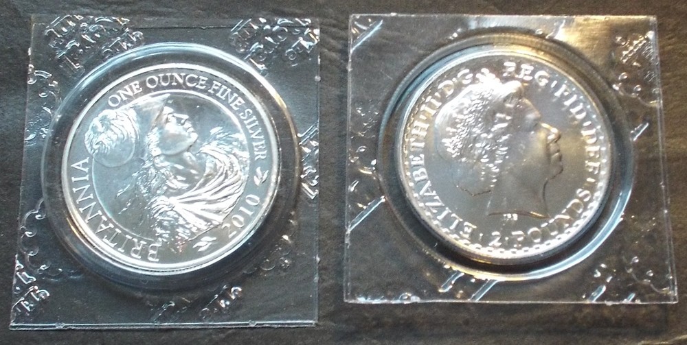 2010 Silver BRITANNIA - 1 Oz. Silver Britannia - 1 Coin💥💥💥💥💥💥💥💥💥💥💥💥