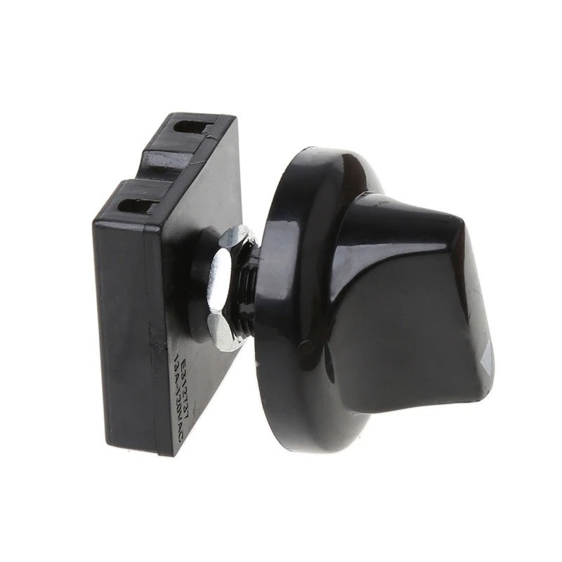 4 Position 3 Speed Fan Switch Rotary Controller with Knob 13A 250V
