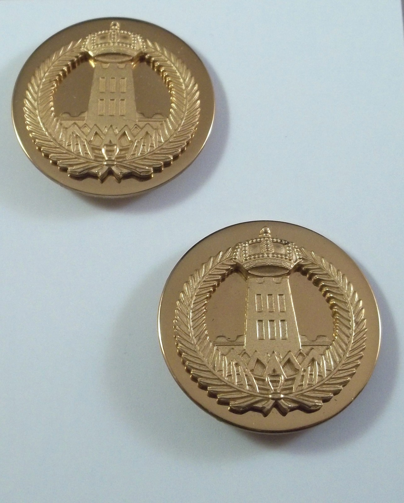 Royal Saudi Land Forces Engineering Corps Collar Insignia
