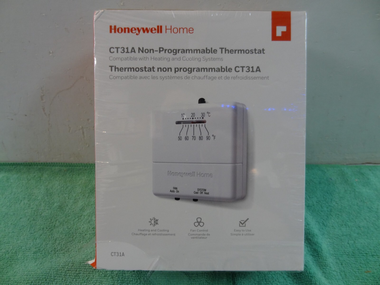 NEW Honeywell CT31A1003 Heat Cool Non Programmable Thermostat