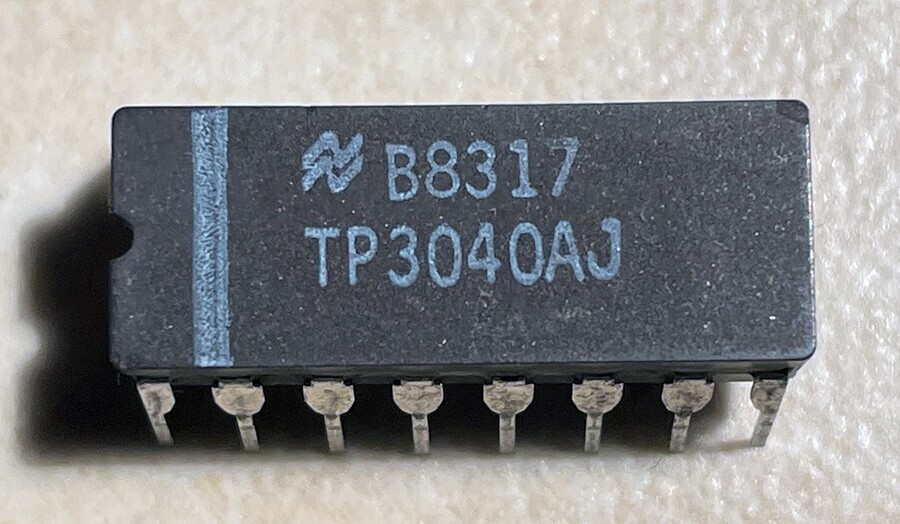 National TP3040AJ TP3040 PCM Monolithic Filter - NOS