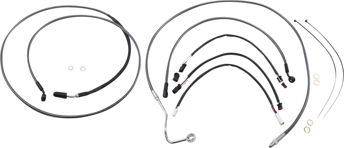 MAGNUM SHIELDING KARBONFIBR For Designer Handlebar Installation Kit - 12"-14" -