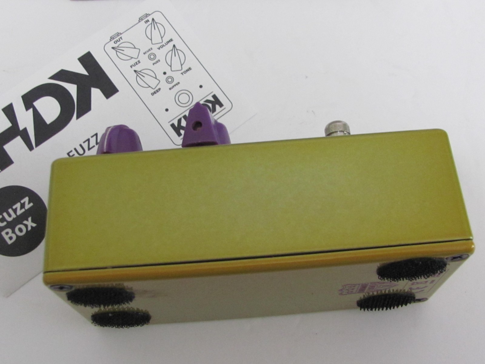 KHDK Electronics Scuzz Box Guitar foot pedal new