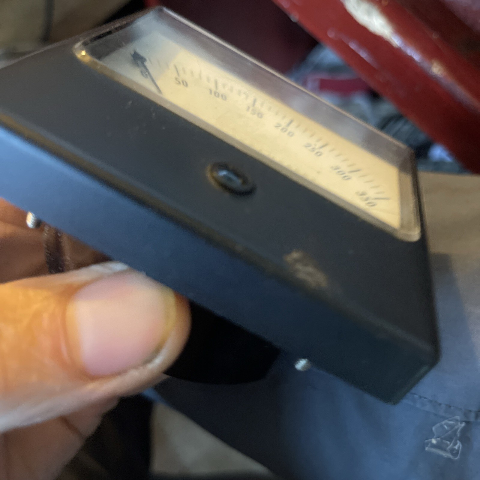 Simpson Model 8646 C 0-350 DC Microamperes Panel Meter RARE Good Condition CA