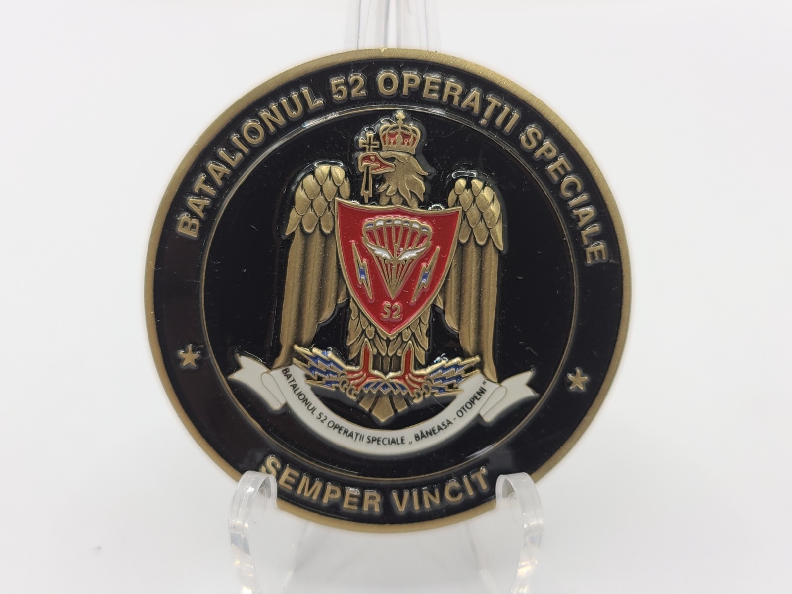 Battalionul 52 Operatii Speciale Semper Vincit 1.75" Challenge Coin