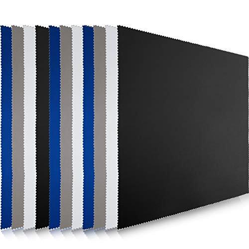 12 Pack Extra Large Microfiber Cleaning Cloth Multicolor For Eyeglasses Devices