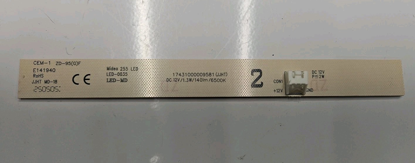 Led Lamp #17431000009581 Midea Vissani