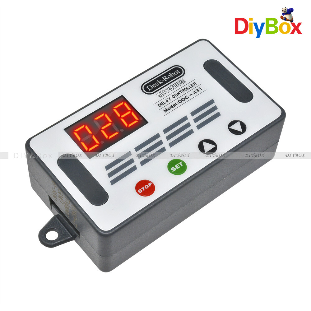 DDC-431 DC6V-DC30V Relay Delay Controller MOS 4 Button 3 Digit Digital Tube
