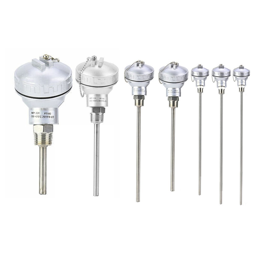 R-TD PT100 Temperature Sensor Probe 1/2 NPT Thread Thermocouple Terminal Head