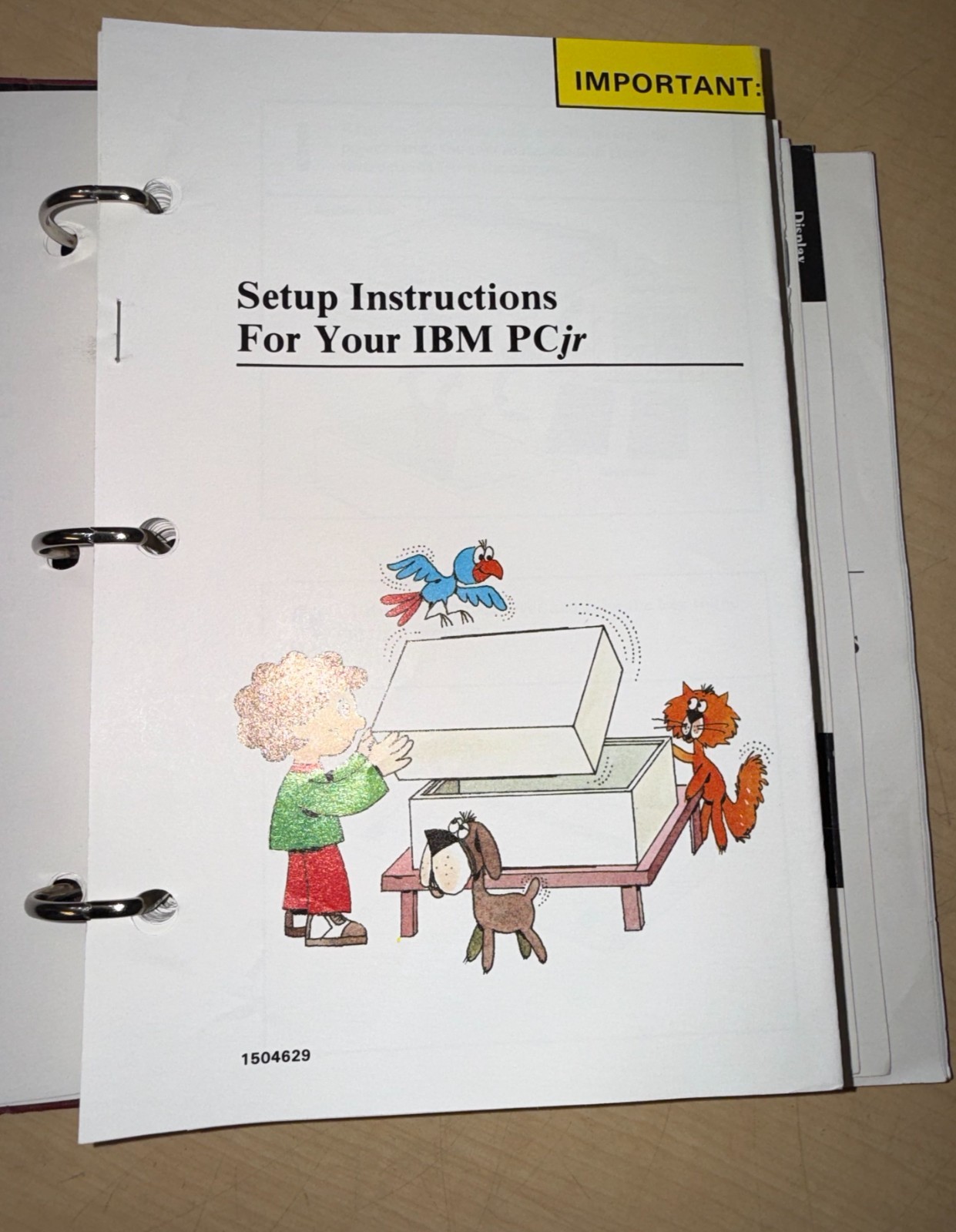 IBM Guide to Operations Personal Computer PCjr Manual 1502292 KL