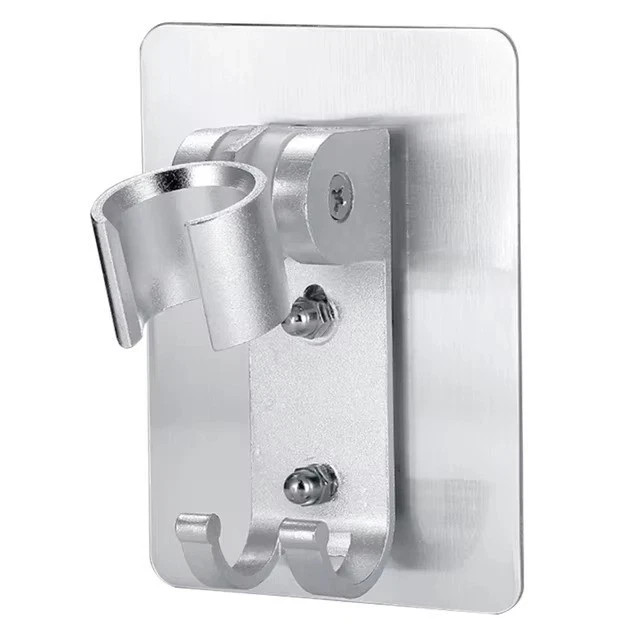 Adjustable Shower Head Holder - No-Drill Self-Adhesive Wall Mount Bracket