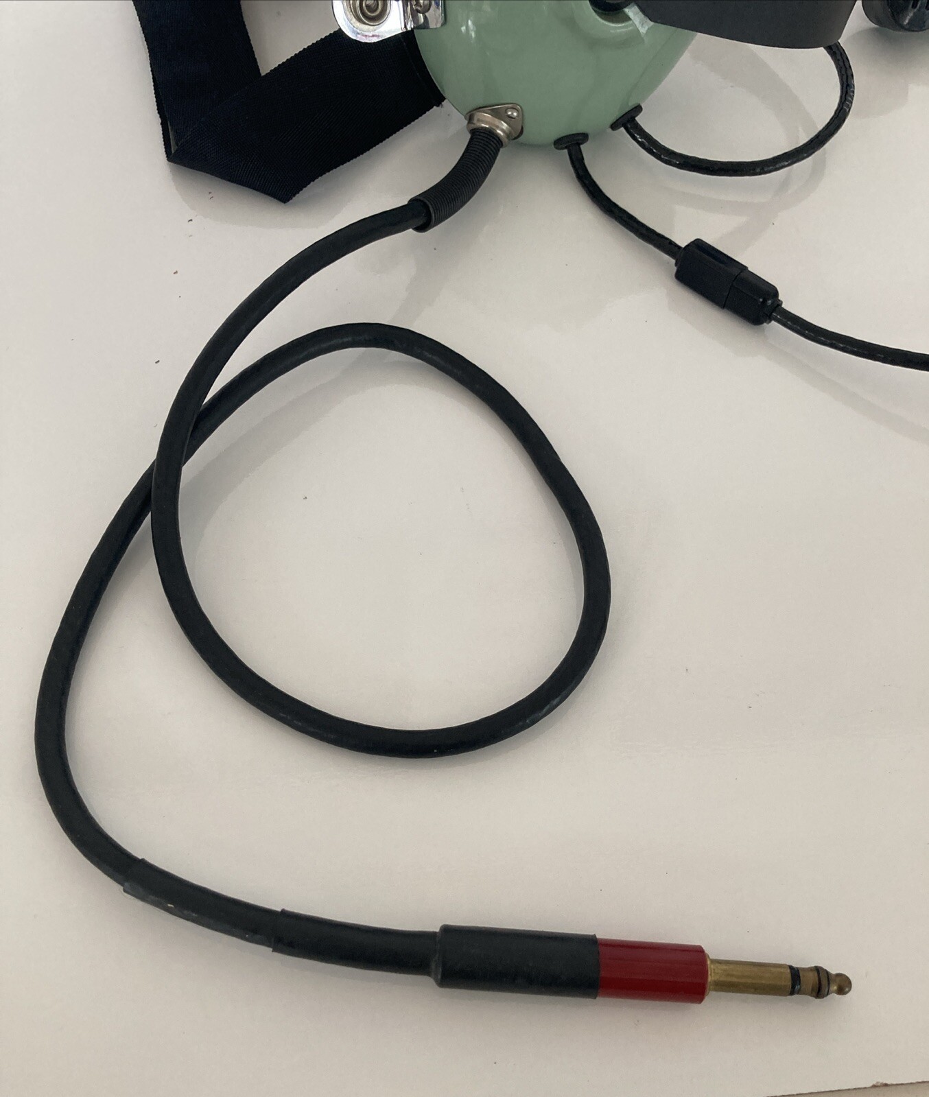 DAVID CLARK 12518G-06 H3320 PILOT HEADSET with Dynamic Amplified Mic, Untested
