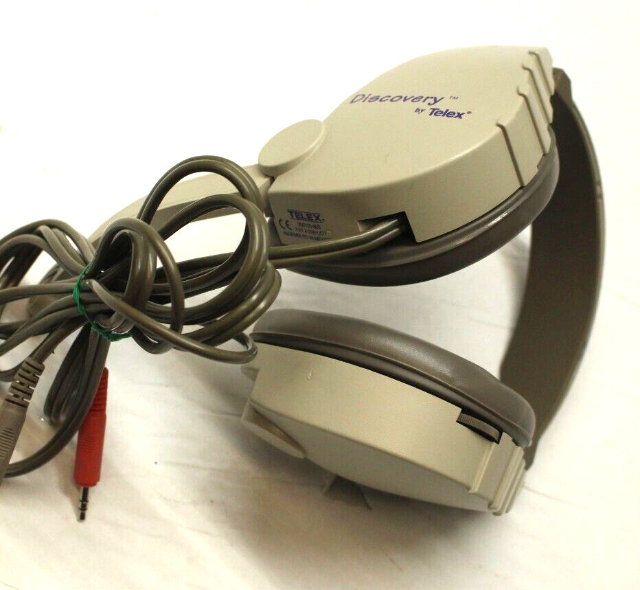 Vintage Discovery By Telex Headset 300103-803 Untested