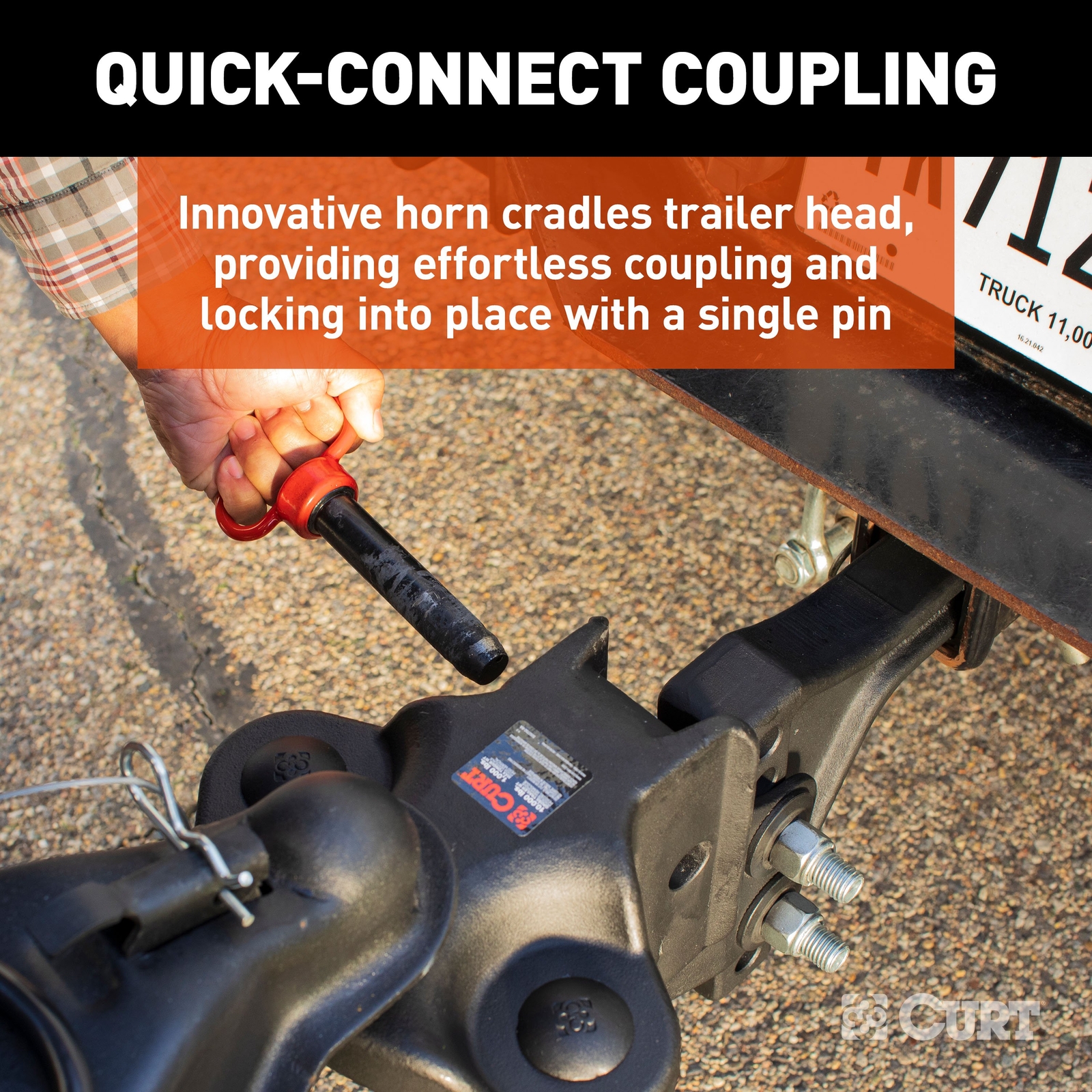 TruTrack 4P Trailer-Mounted Weight Distribution Hitch, 8-10K