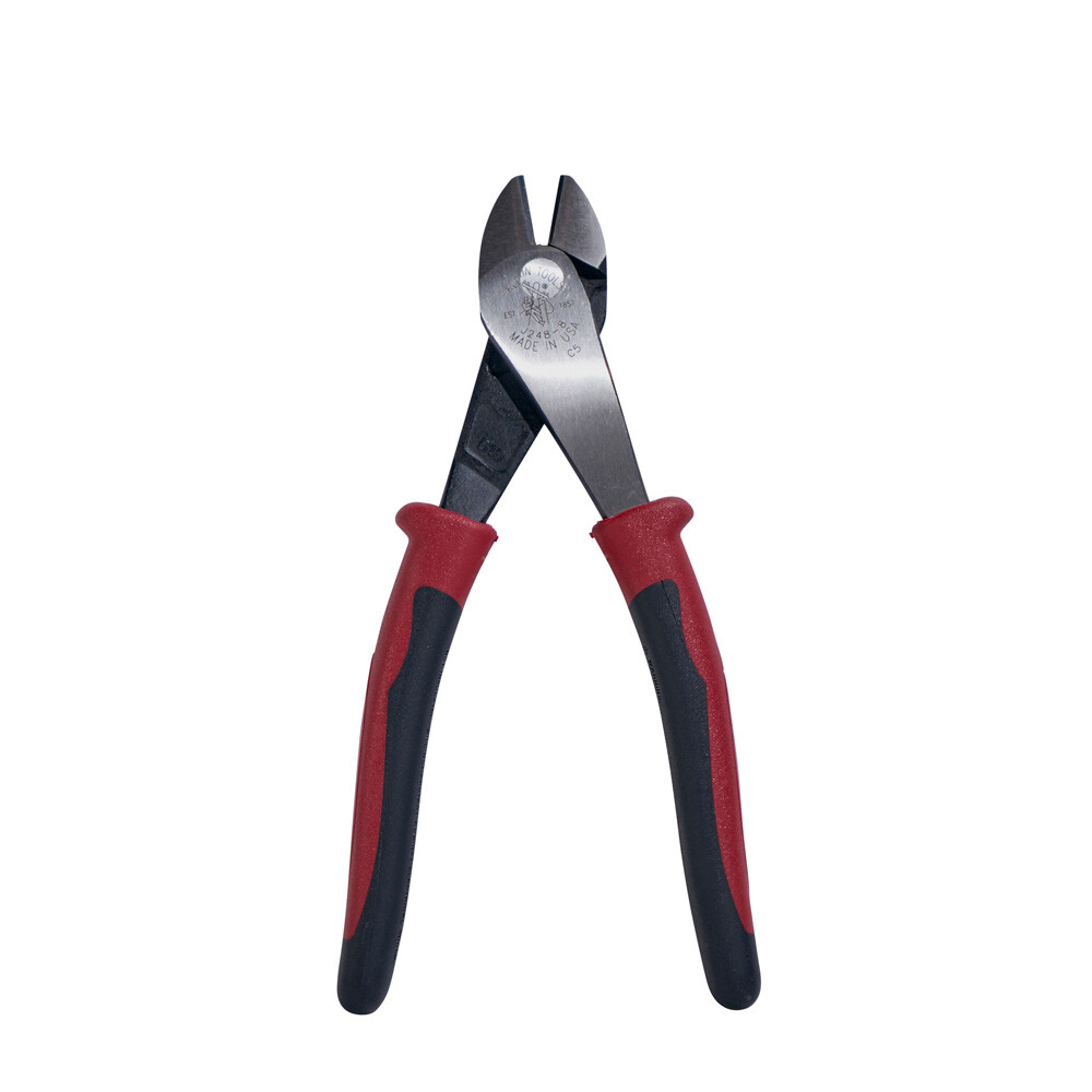 Klein Tools J248-8 Diagonal-Cutters, Angled Head, 8-Inch