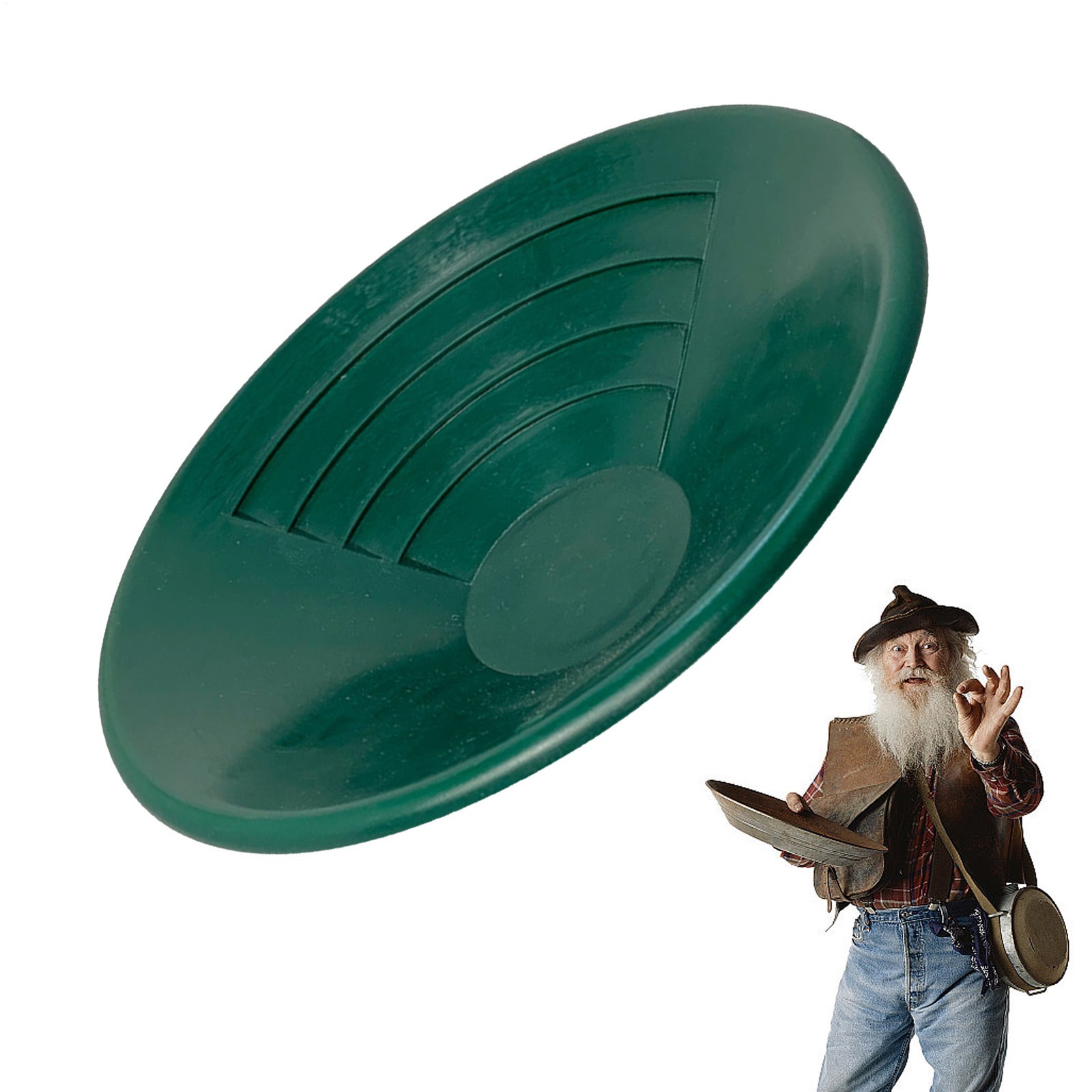 Gold Panning Sifter Plate Sorting Device Gold Washing Dish For Mining
