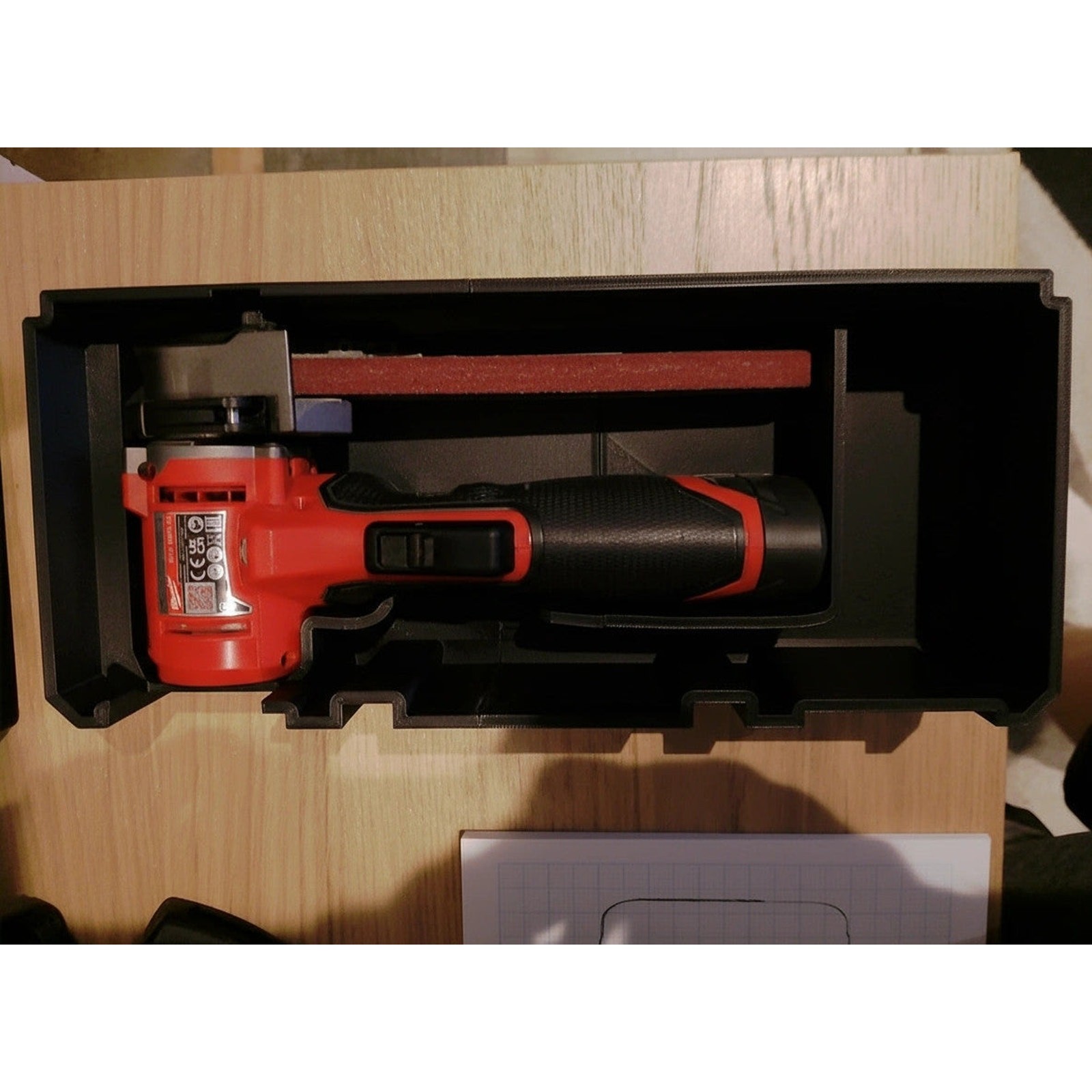 Milwaukee PACKOUT Drawer Insert – M12 Belt File (Insert Only) MD