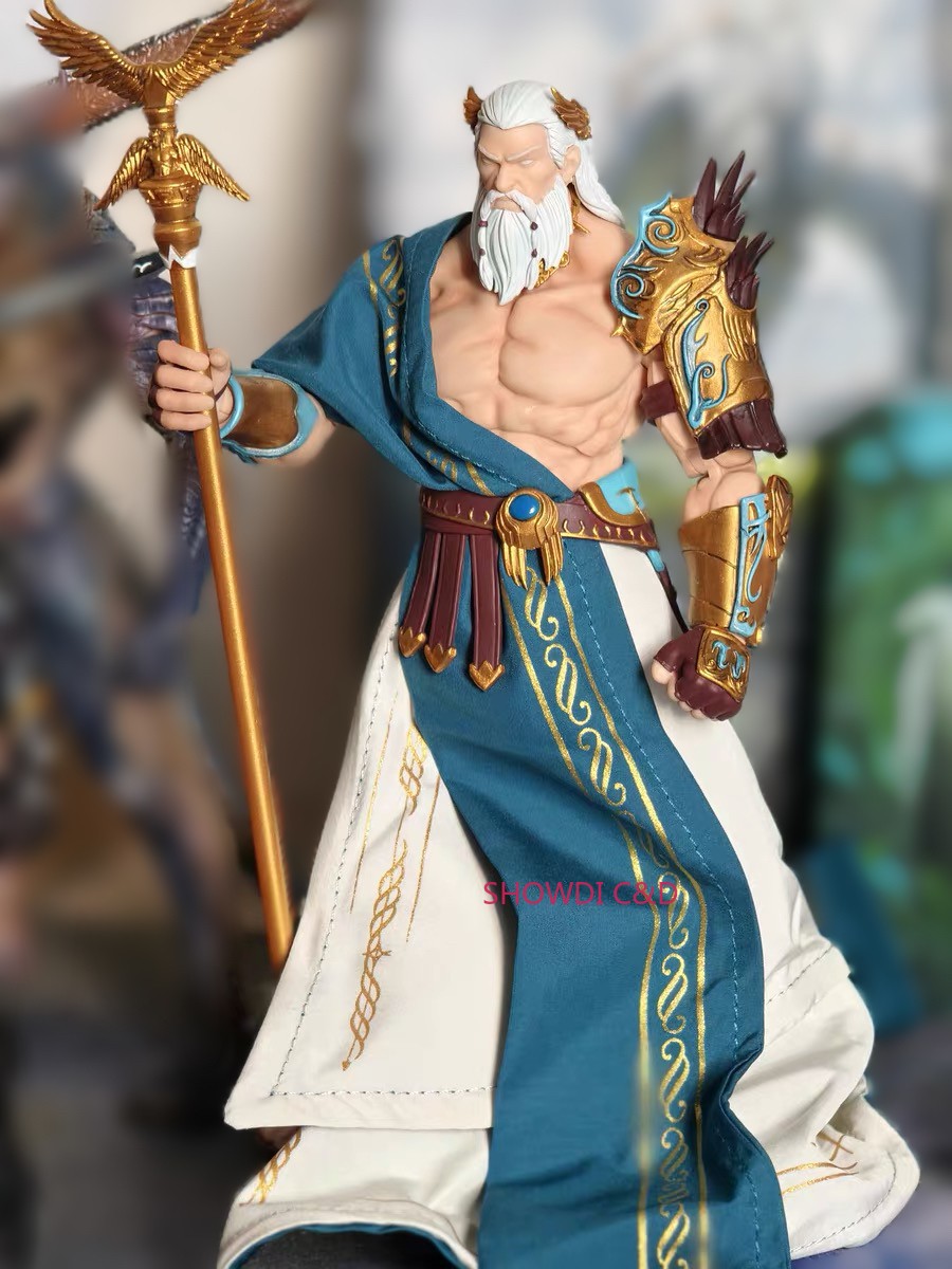 1/12 Scale Custom Wired Cloak Cape Clothes For Zeus 6'' Action Figure(No Figure)