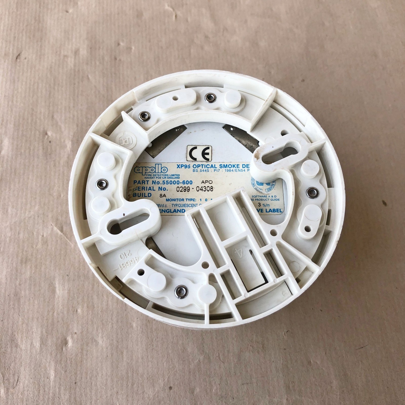 APOLLO 55000-600 APO XP95 OPTICAL SMOKE DETECTOR