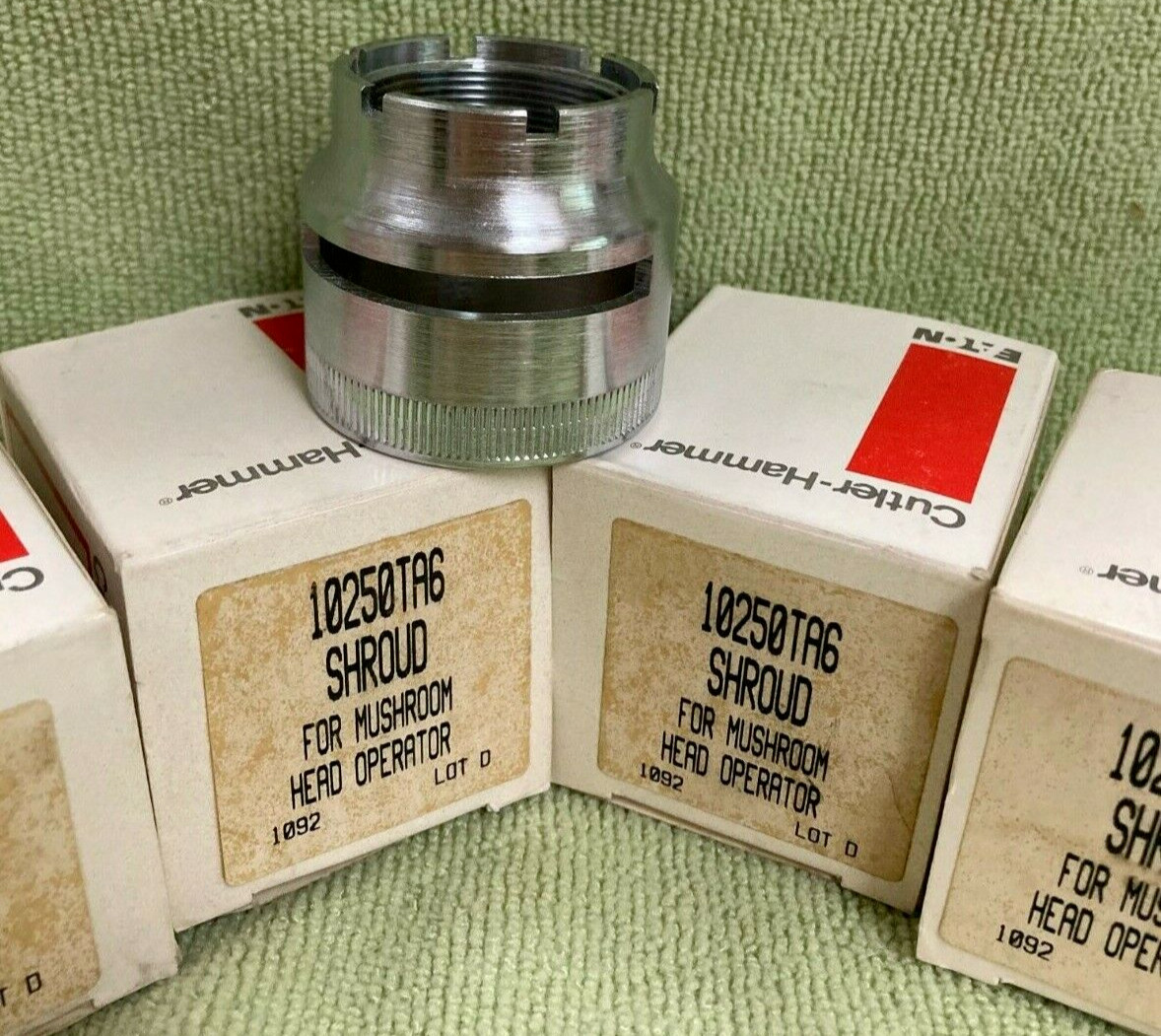 Cutler Hammer 10250TA6 Shroud for Mushroom Head Operator