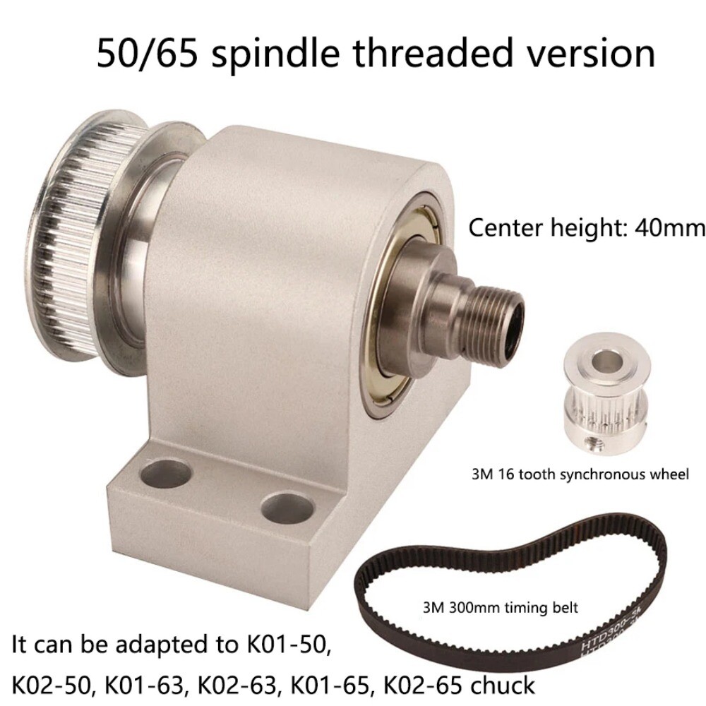 50/65/80 Chuck Spindle Assembly, Self-made Mini Lathe, Buddha Bead Machine