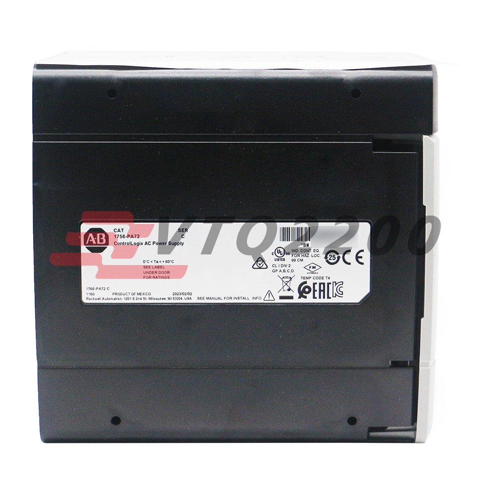 New Sealed Allen-Bradley 1756-PA72 ControlLogix AC Power Supply