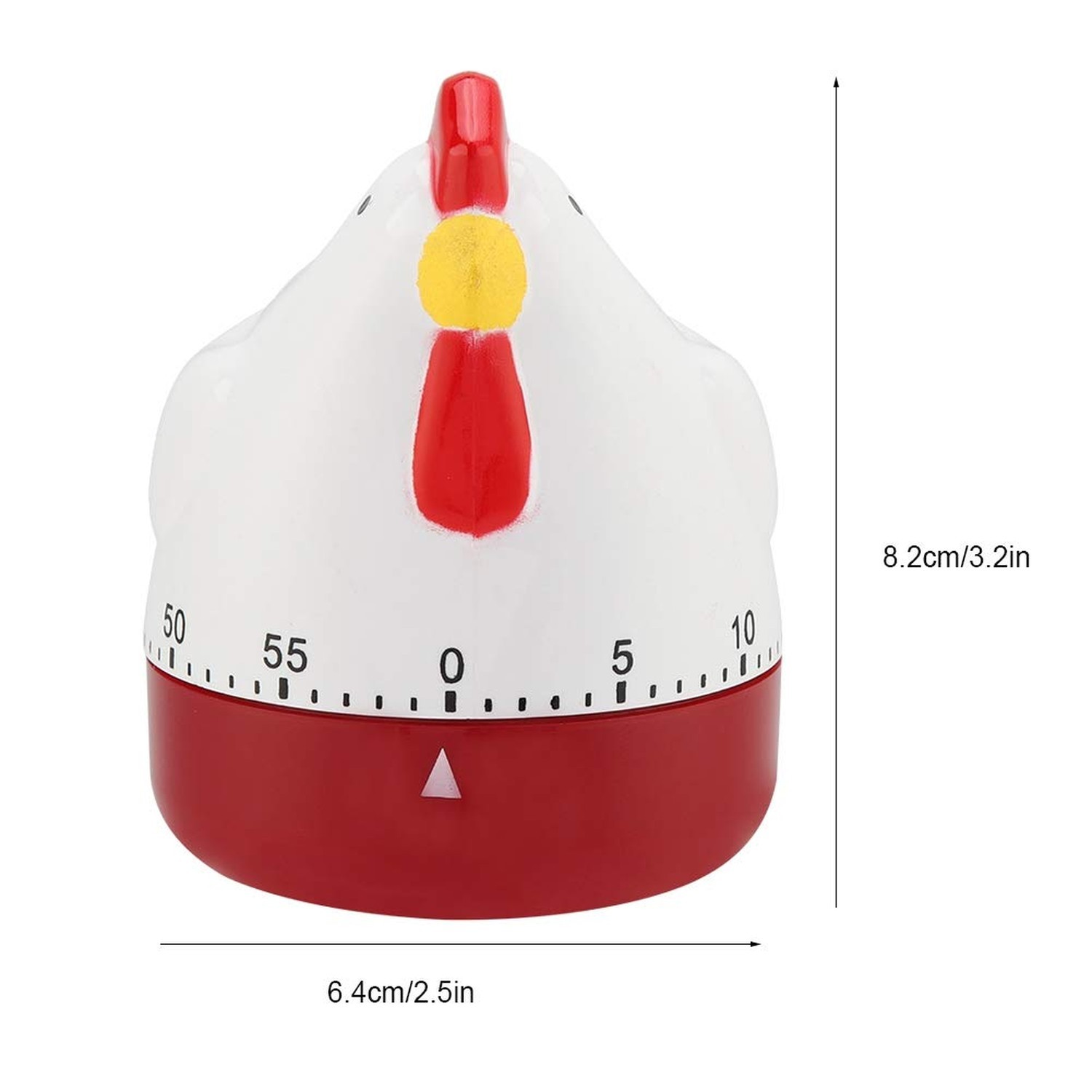 plplaaoo Mechanical Kitchen Cooking Alarm Clock,Portable Baking Timer, Lovely...