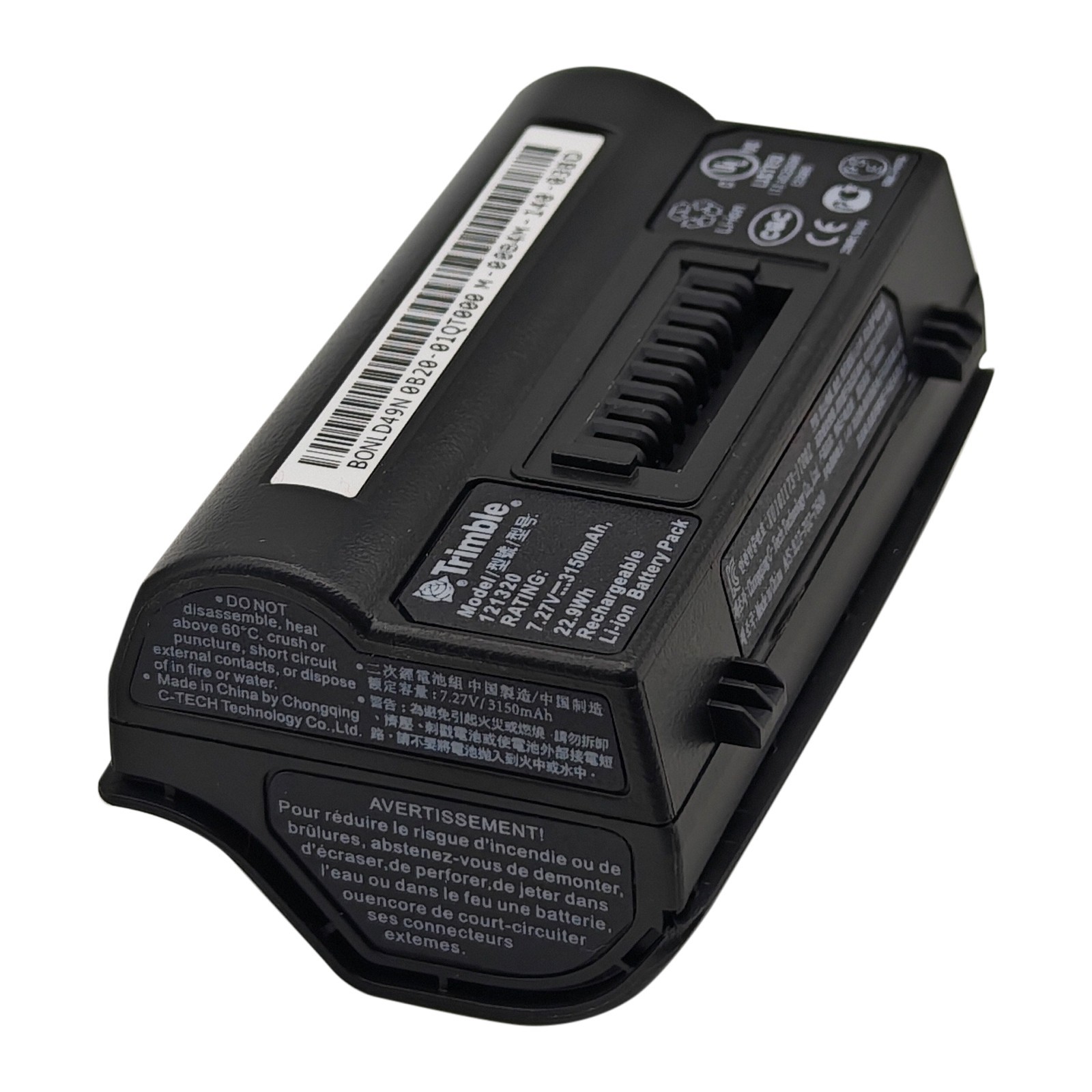 Rechargeable Li-ion Battery Pack 121320 for Trimble TSC7 Data Controller