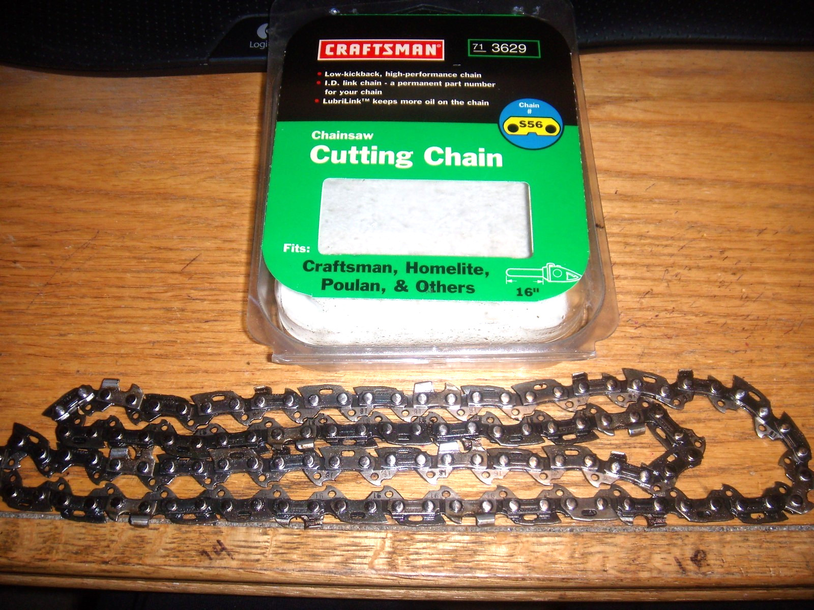 CRAFTSMAN 16"  CHAINSAW CHAIN # 3629  FREE SHIP