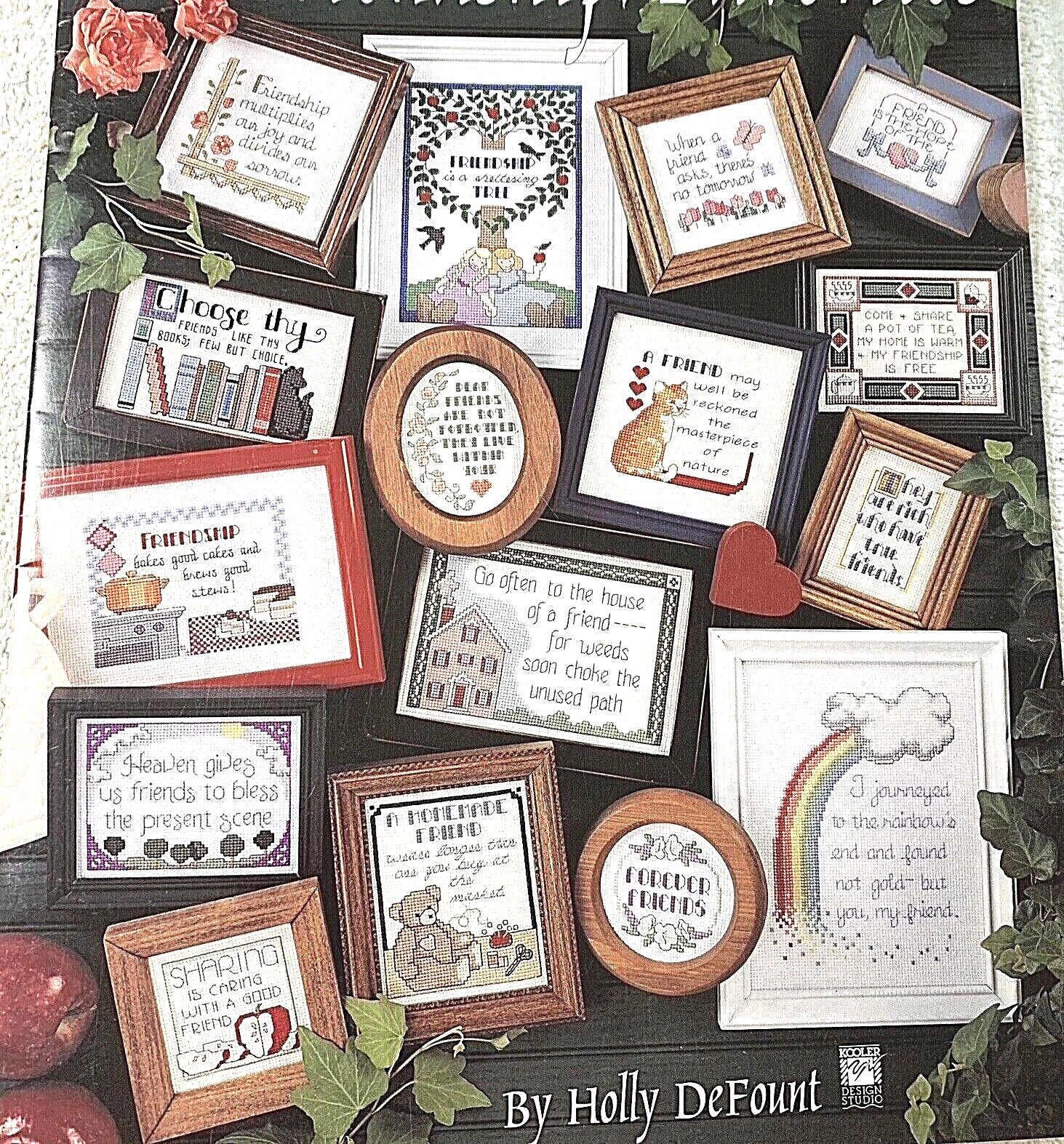 Leisure Arts 50 Friendship Favorites Cross Stitch Pattern Leaflet 2798