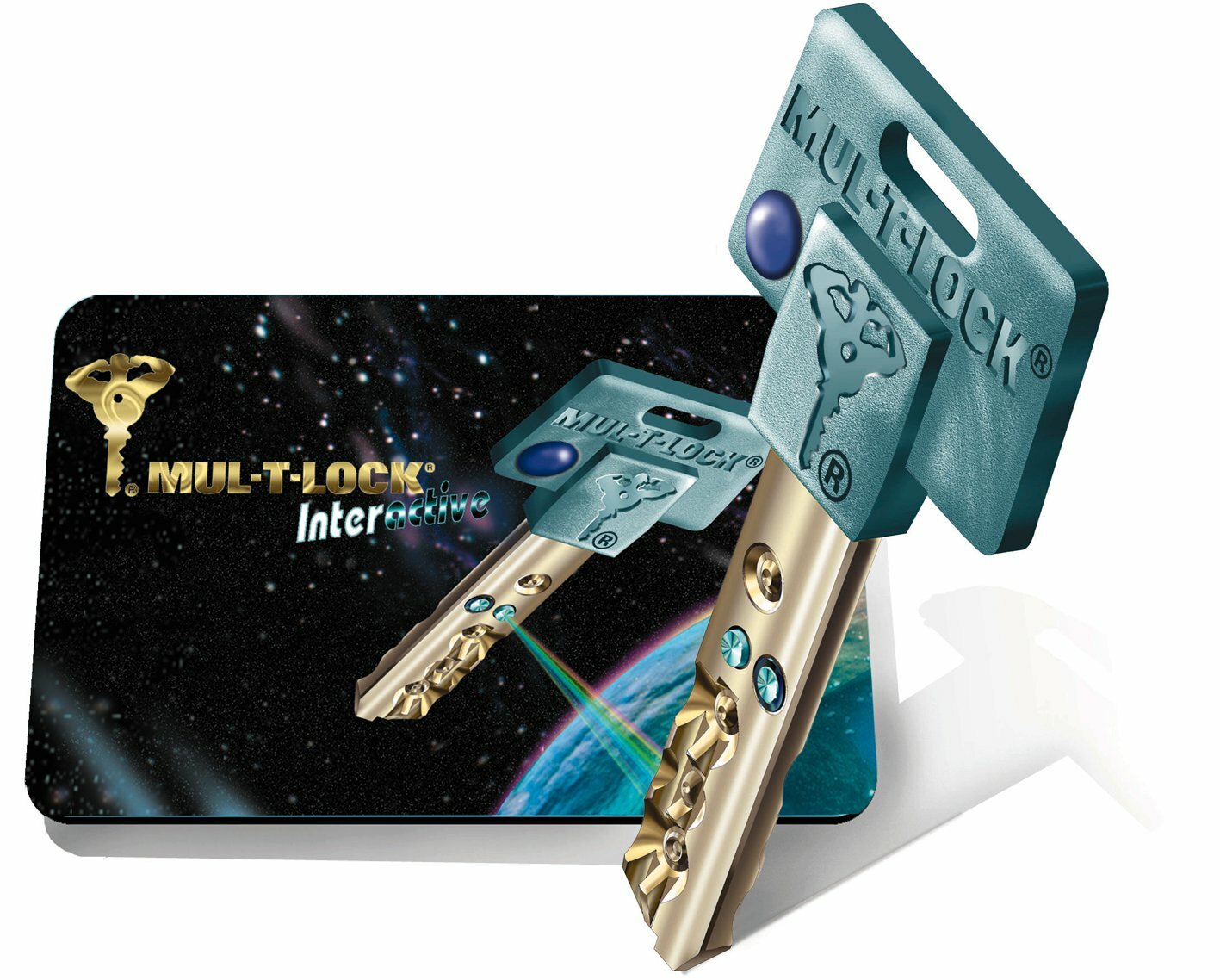 MulTLock 206 Interactive Plus 206S+ PROTECTED KEY WORKED CARD PROPERTY