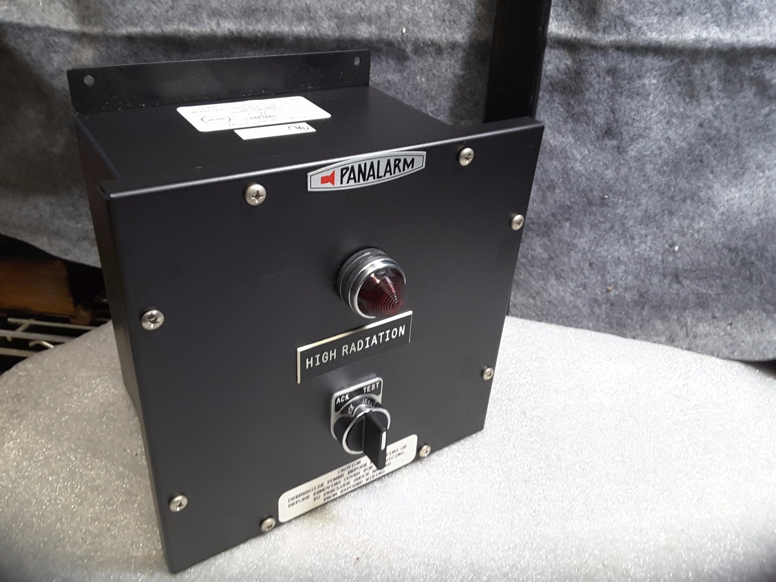 AMETEK PANALARM 57 SINGLE POINT ANNUNCIATOR ENCLOSURE 57M11X01 ALARM NEW $299