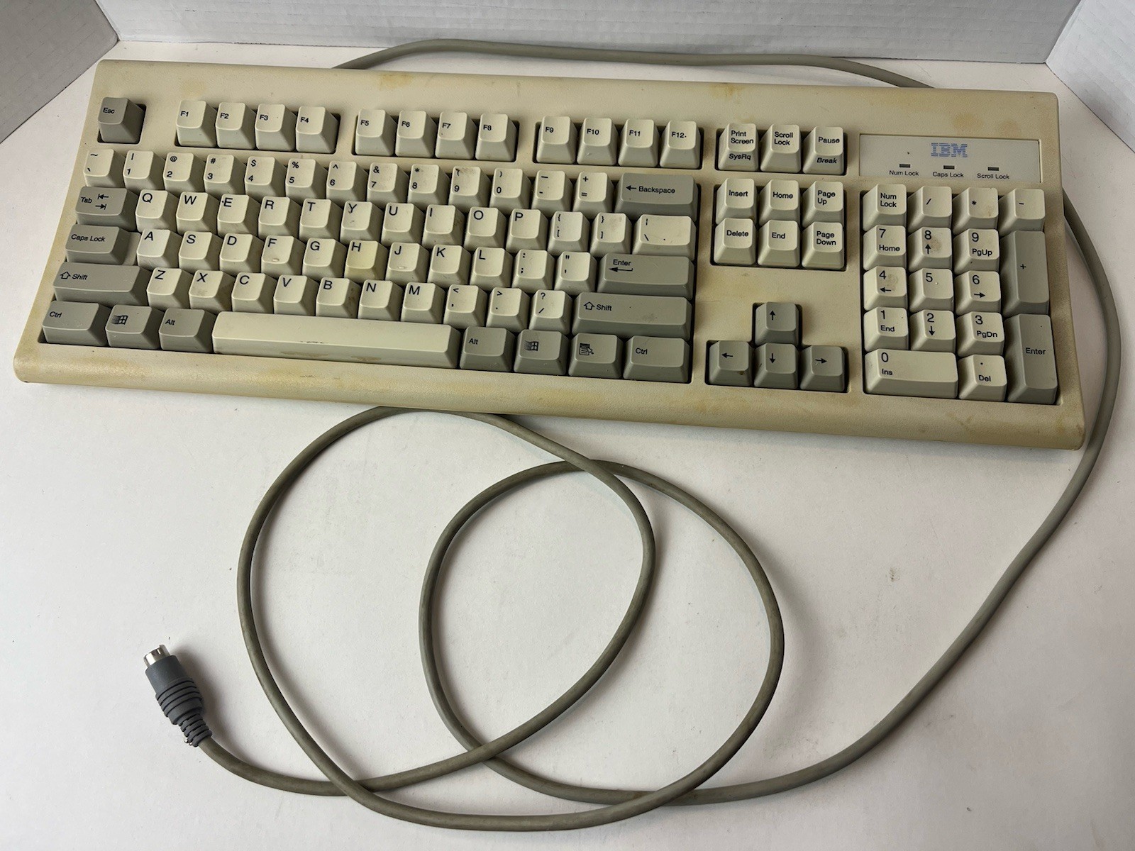 ⌨️VTG. IBM KB-8923 Computer Keyboard Untested Retro Computing 1 Day Ship!👍