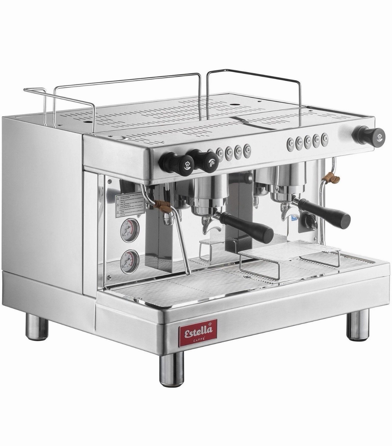 Estella Caffe ECEM2 Two Group Automatic Espresso Machine - 220-240V
