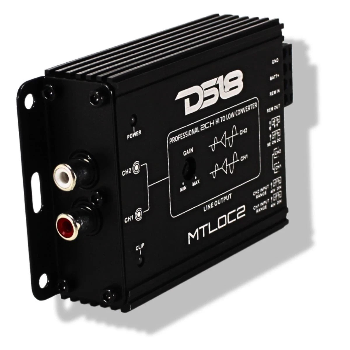 DS18 MTLOC2 2 Channel High-to-Low Line Output Converter Remote/Automatic Turn-On