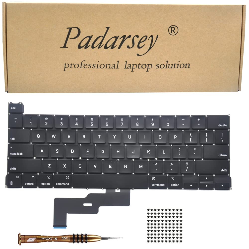 Pardarsey Replacement Keyboard Compatible with MacBook Pro 13" A2338 Black