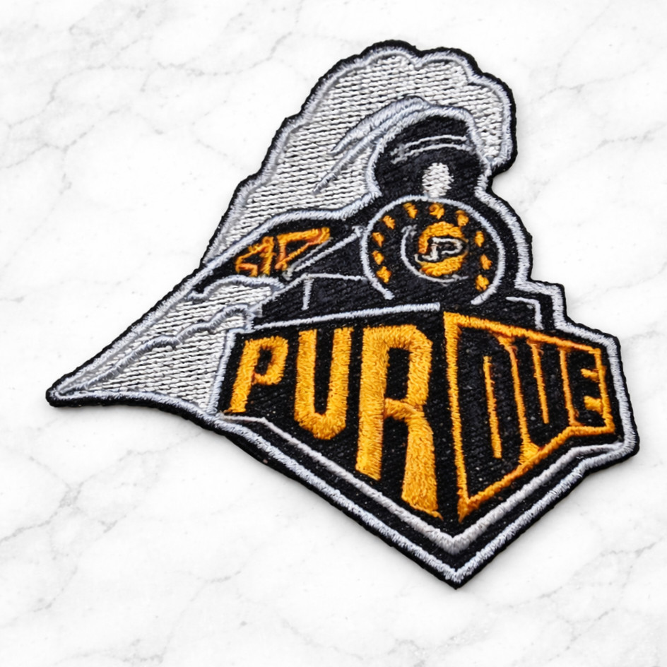 PURDUE BOILERMAKERS NCAA Embroidered Iron/Sew On Patch 3"X2.5" SHIPPED FROM USA