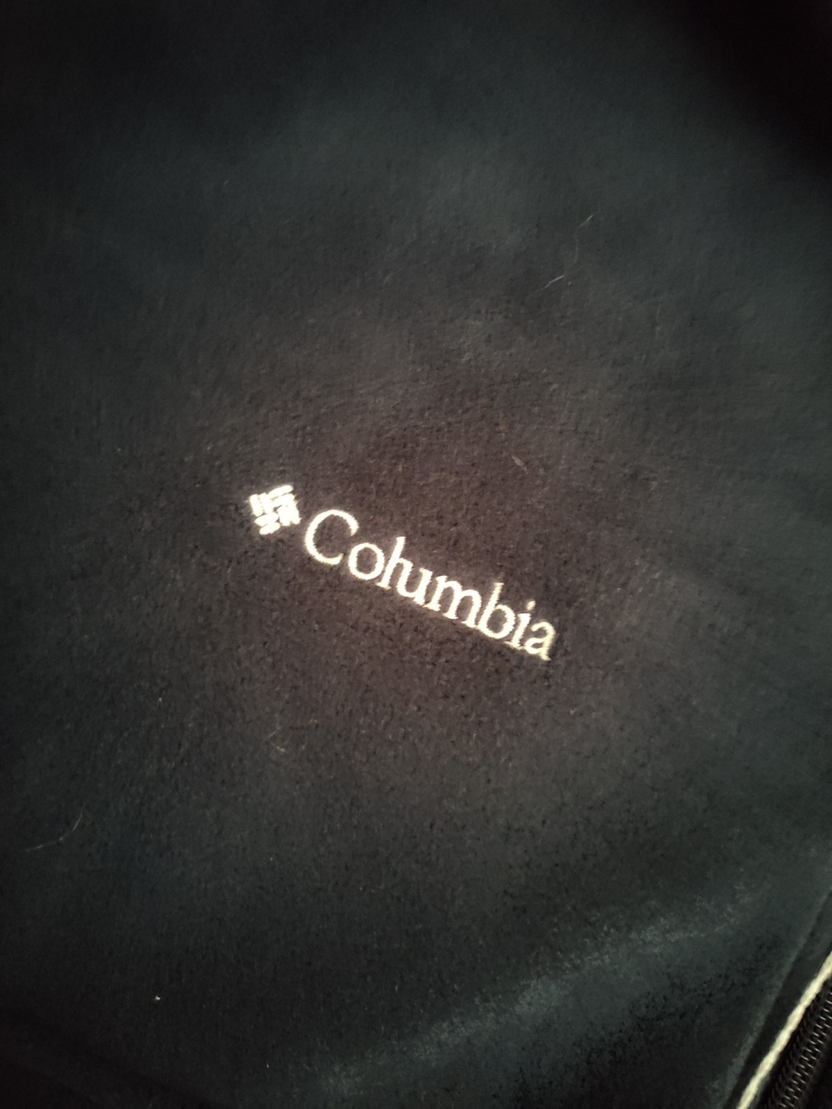 Columbia Mens Size XL Navy Long Sleeve Pullover Fleece